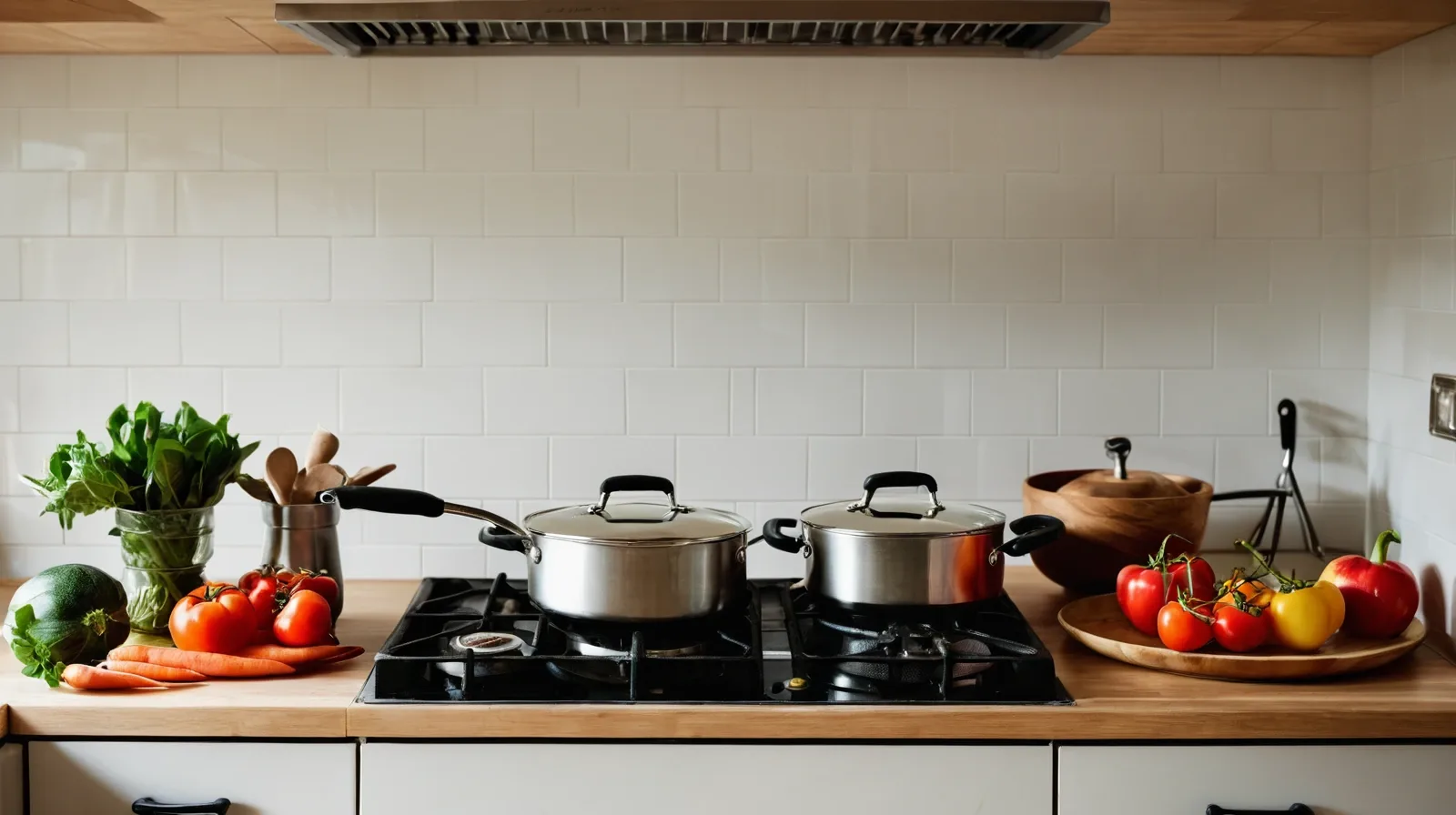 Colorful vegetables and proteins arranged on a cutting board