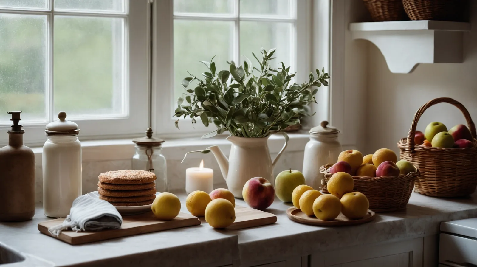 A close-up of a golden, crumbly cake with a sugary crust