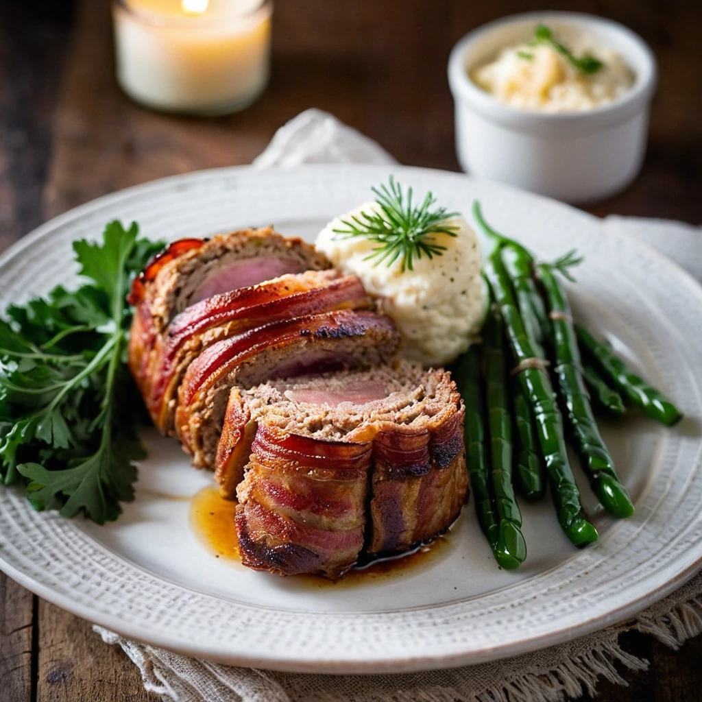 Bacon Wrapped Meatloaf