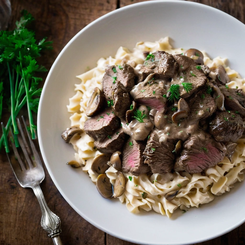 Beef Stroganoff