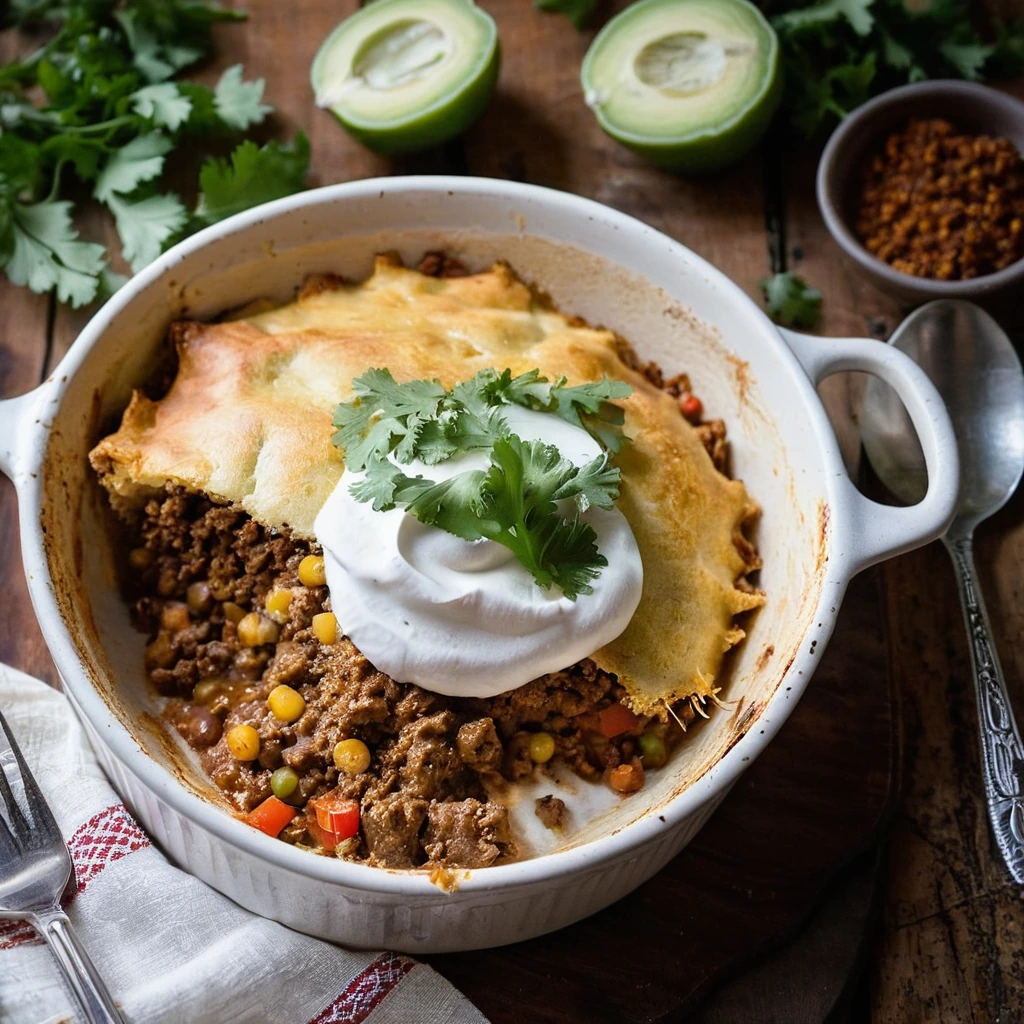 Beef Tamale Pie