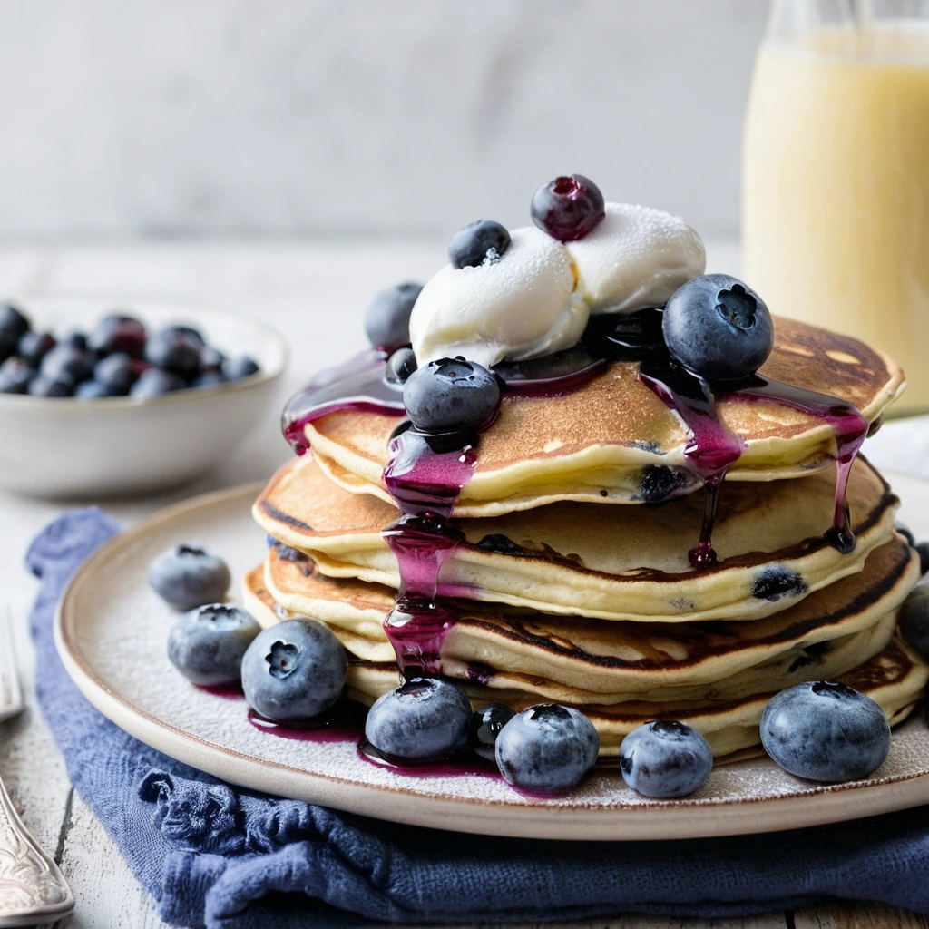Blueberry Buttermilk Pancakes