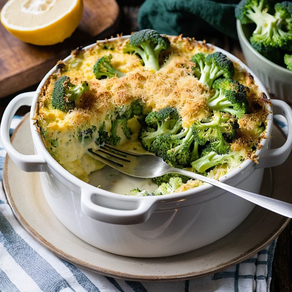 Broccoli and Cheddar Bake