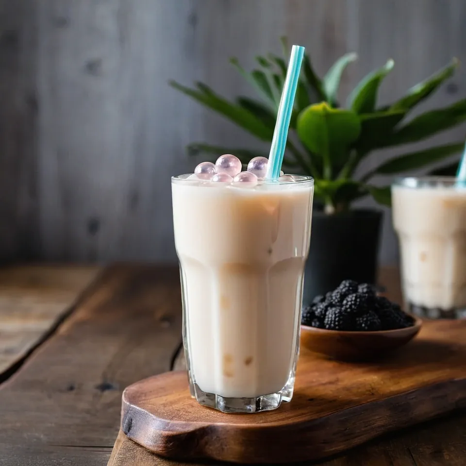 A plated serving of Bubble Tea
