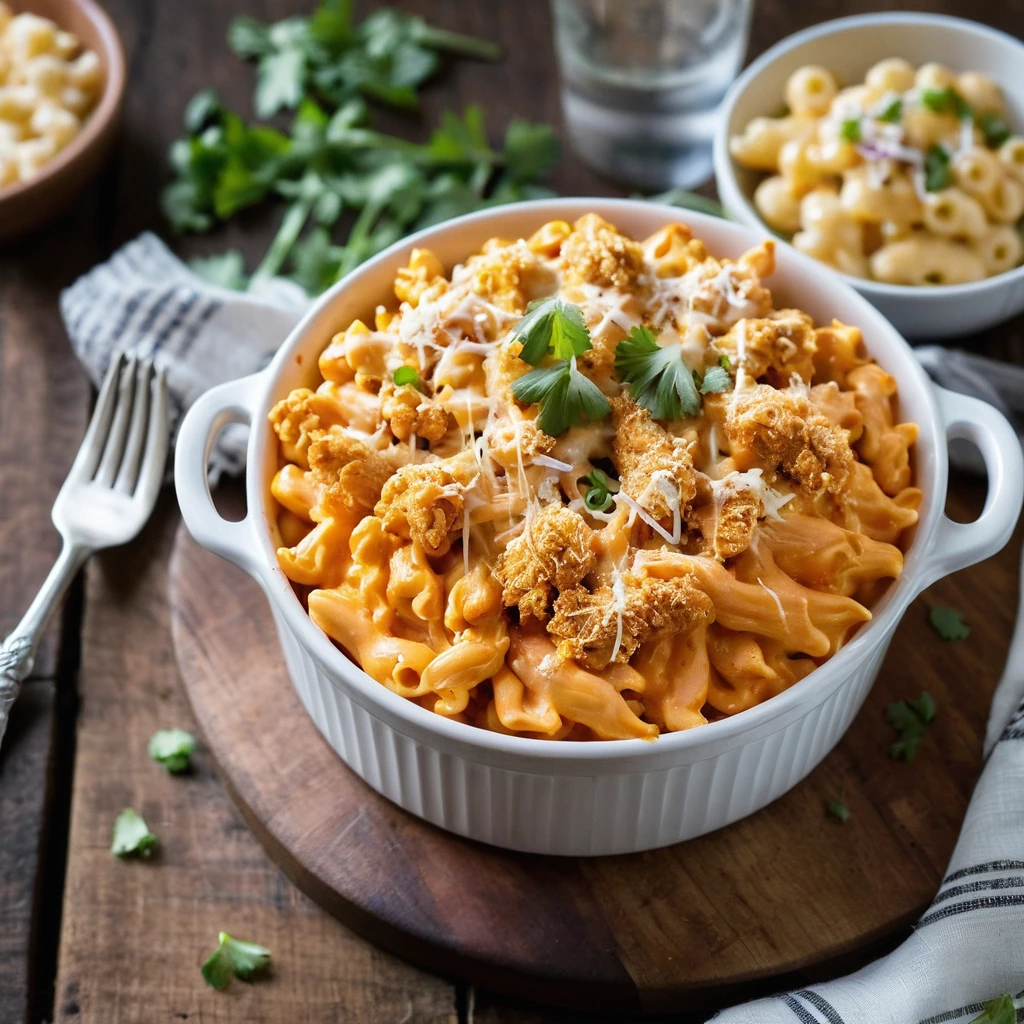 Buffalo Chicken Mac and Cheese