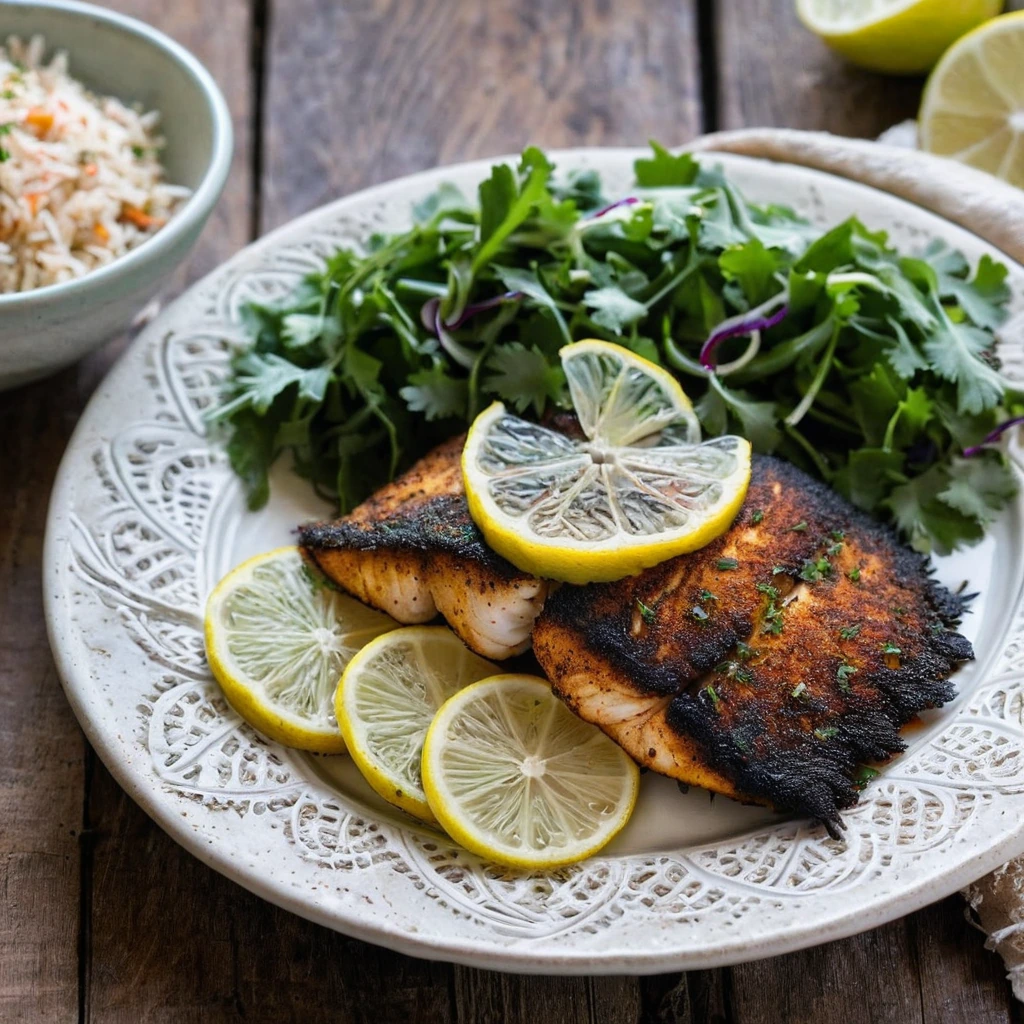Cajun Blackened Tilapia