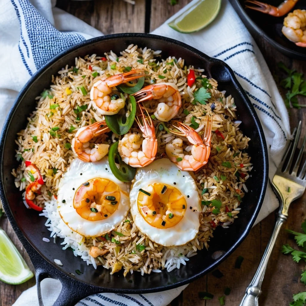 Cajun Shrimp Rice Skillet