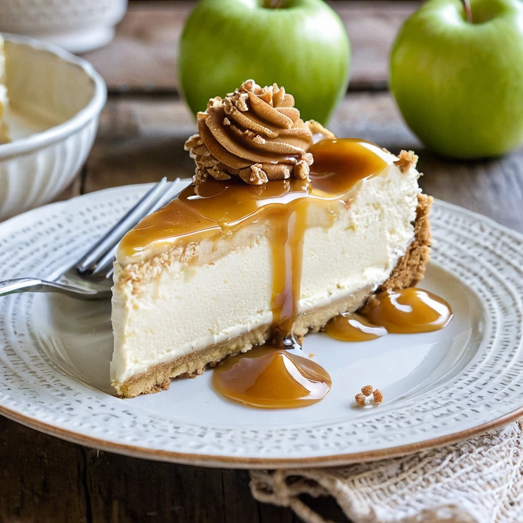 Caramel Apple Cheesecake