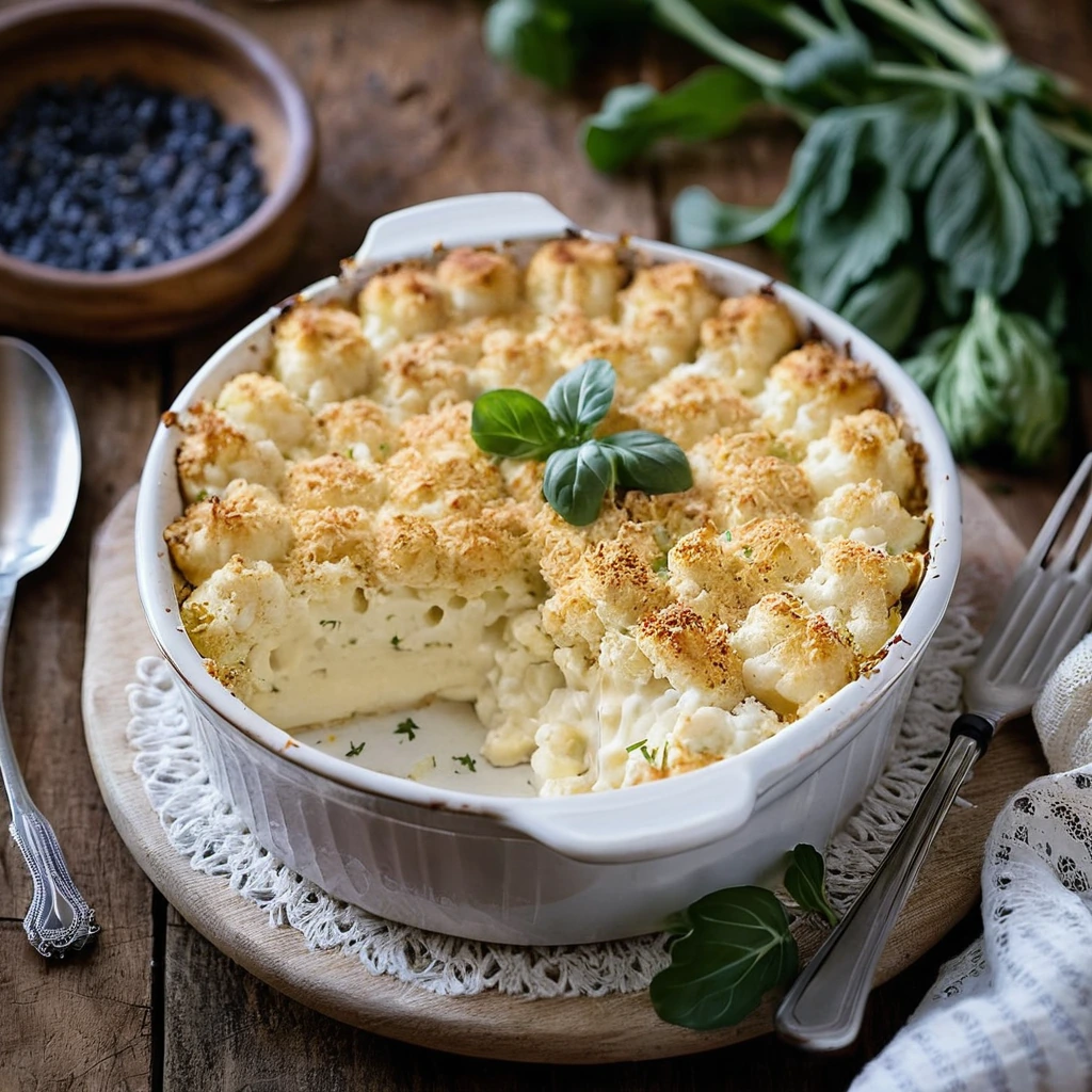 Cheesy Cauliflower Bake