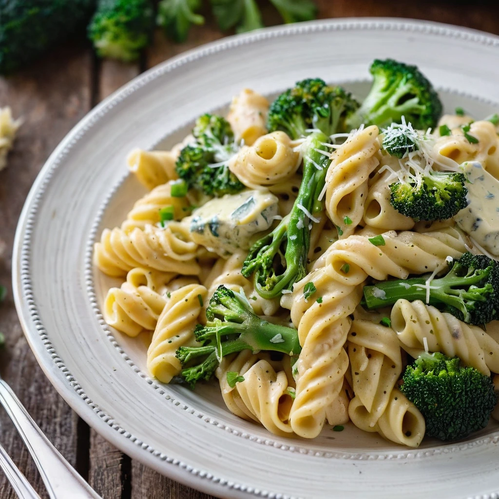 Cheesy Chicken Broccoli Pasta