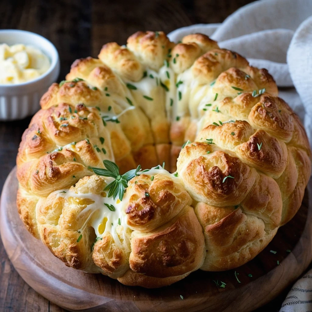 Cheesy Garlic Monkey Bread