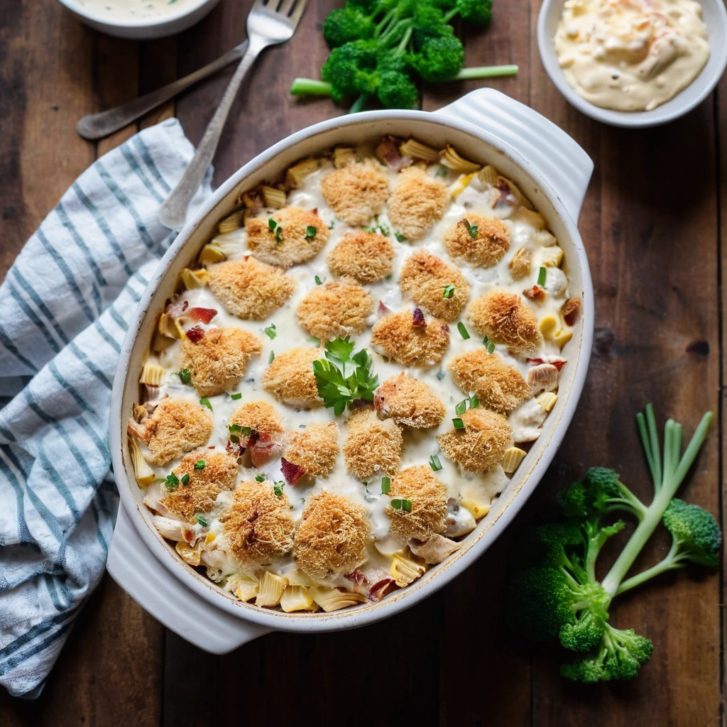 Chicken Bacon Ranch Casserole