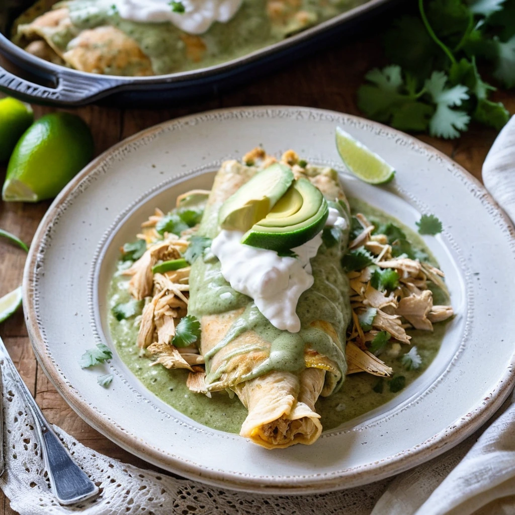Chicken Enchiladas Verde