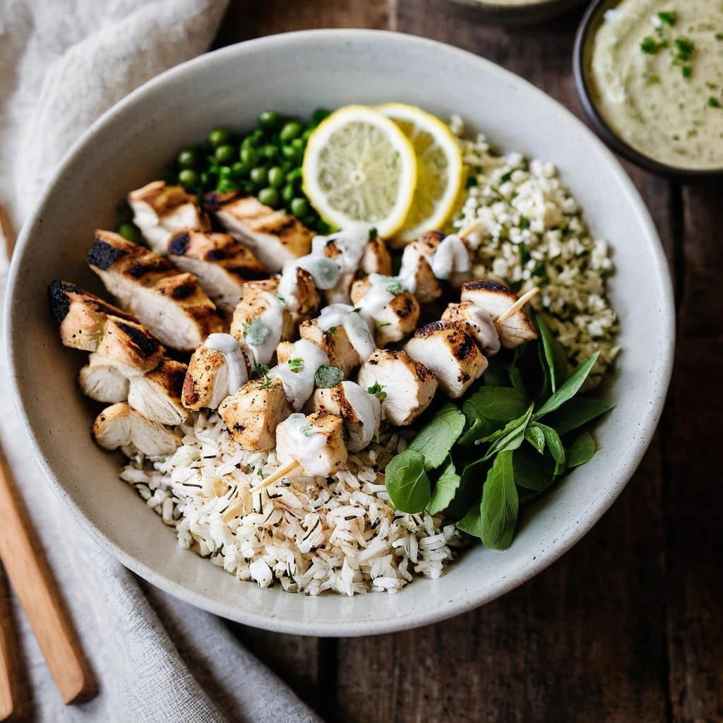 Chicken Souvlaki Bowls