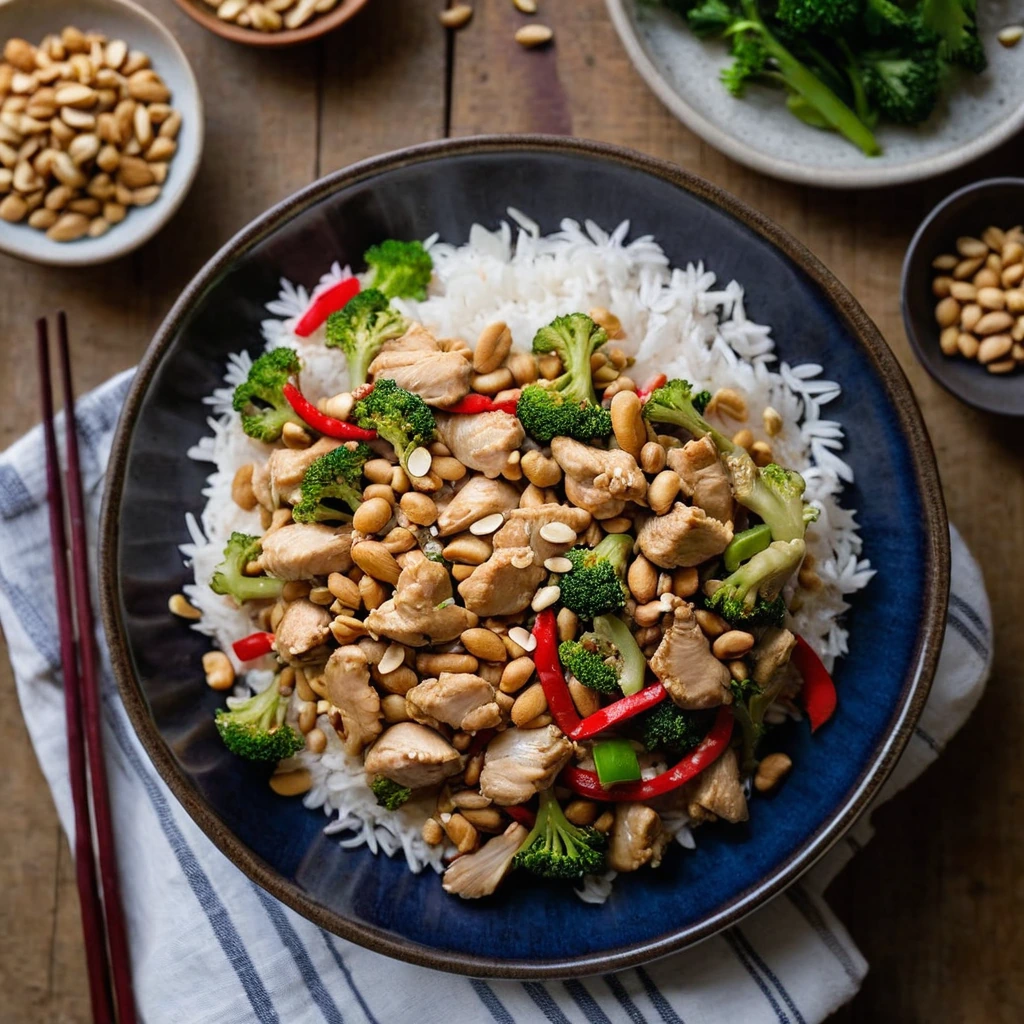 Chicken Stir Fry with Peanuts