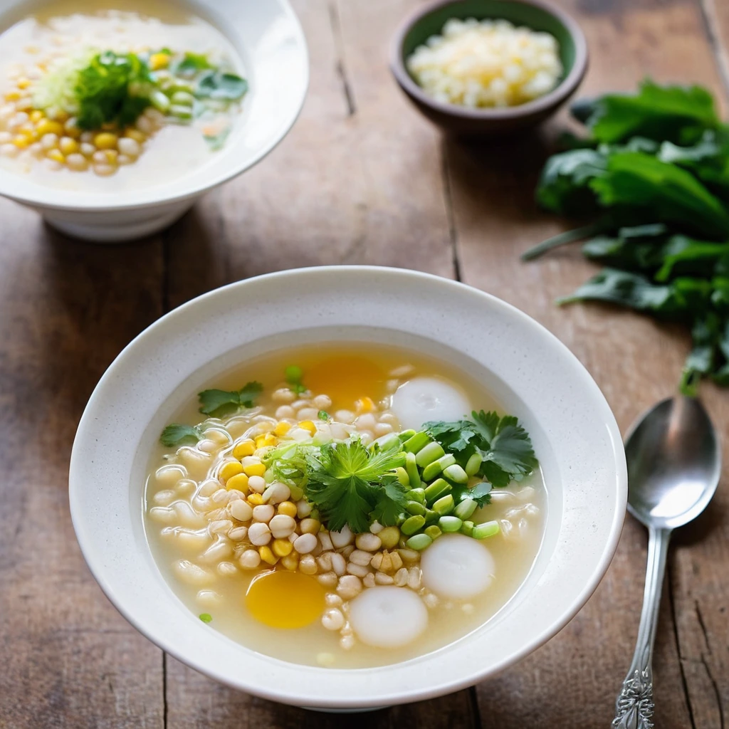 Chinese Egg Drop Corn Soup