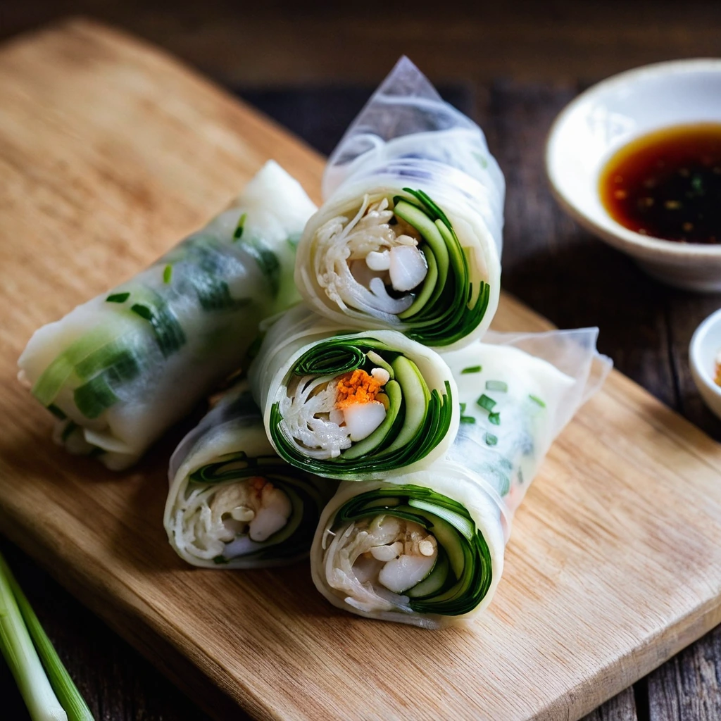 Chinese Spring Onion Rolls