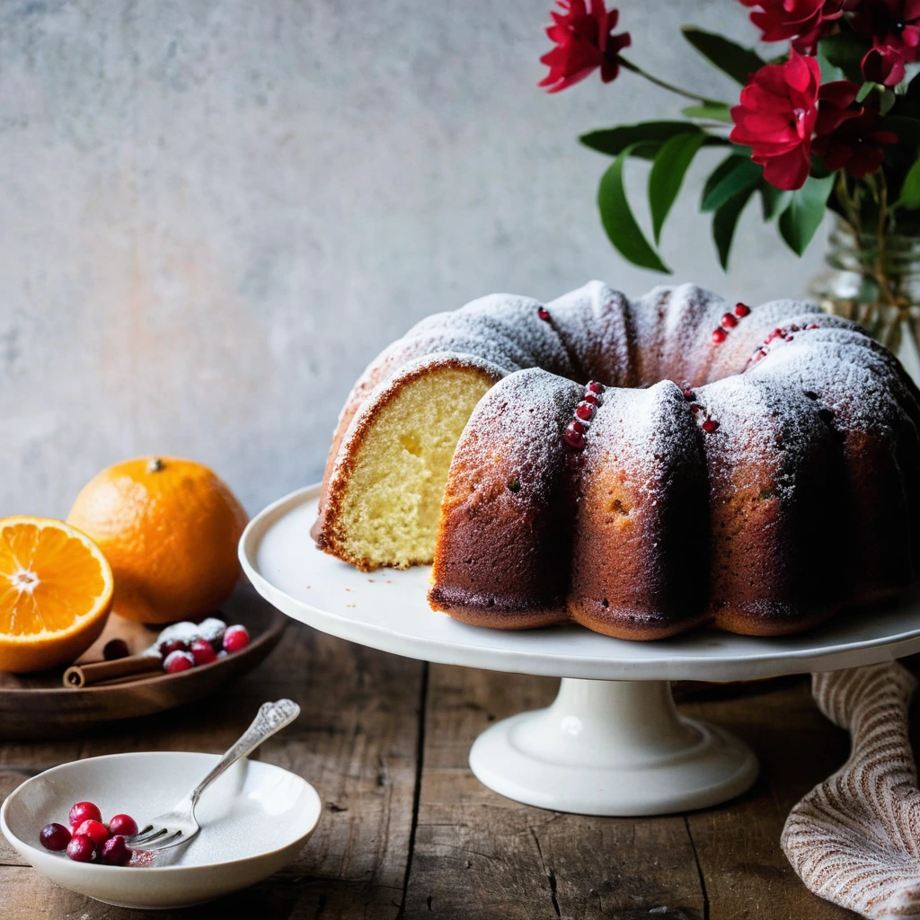 Cranberry Orange Bundt Cake