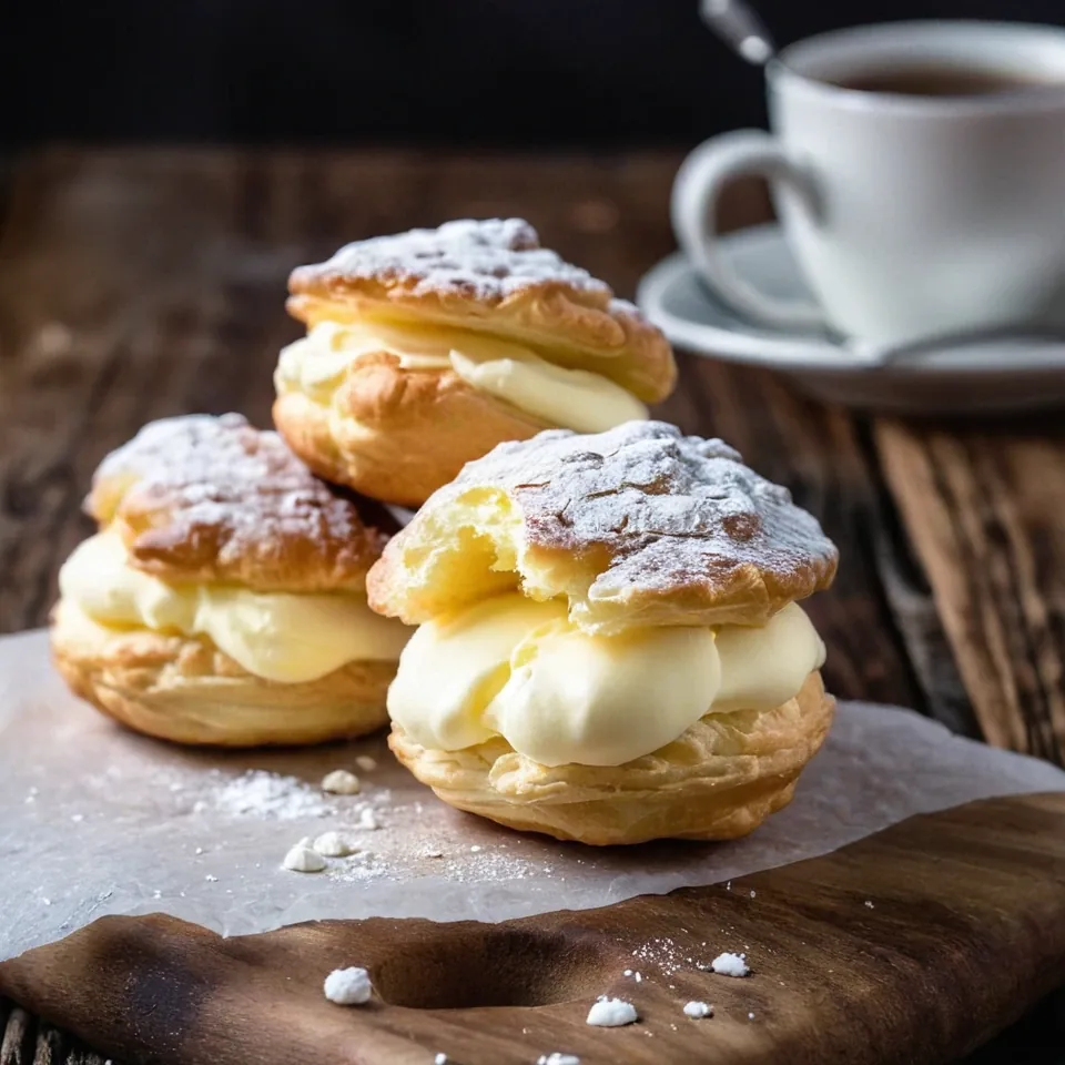 A plated serving of Cream Puffs That Steal the Show