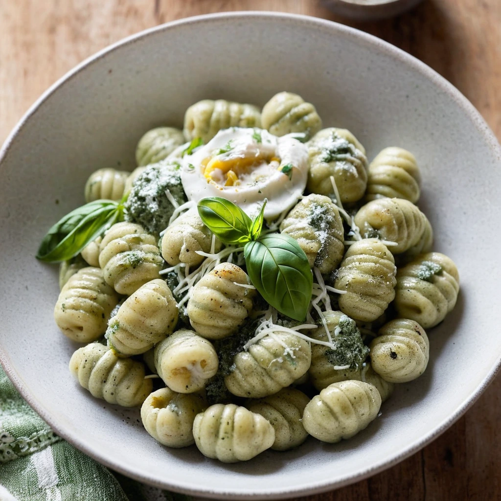 Creamy Pesto Gnocchi