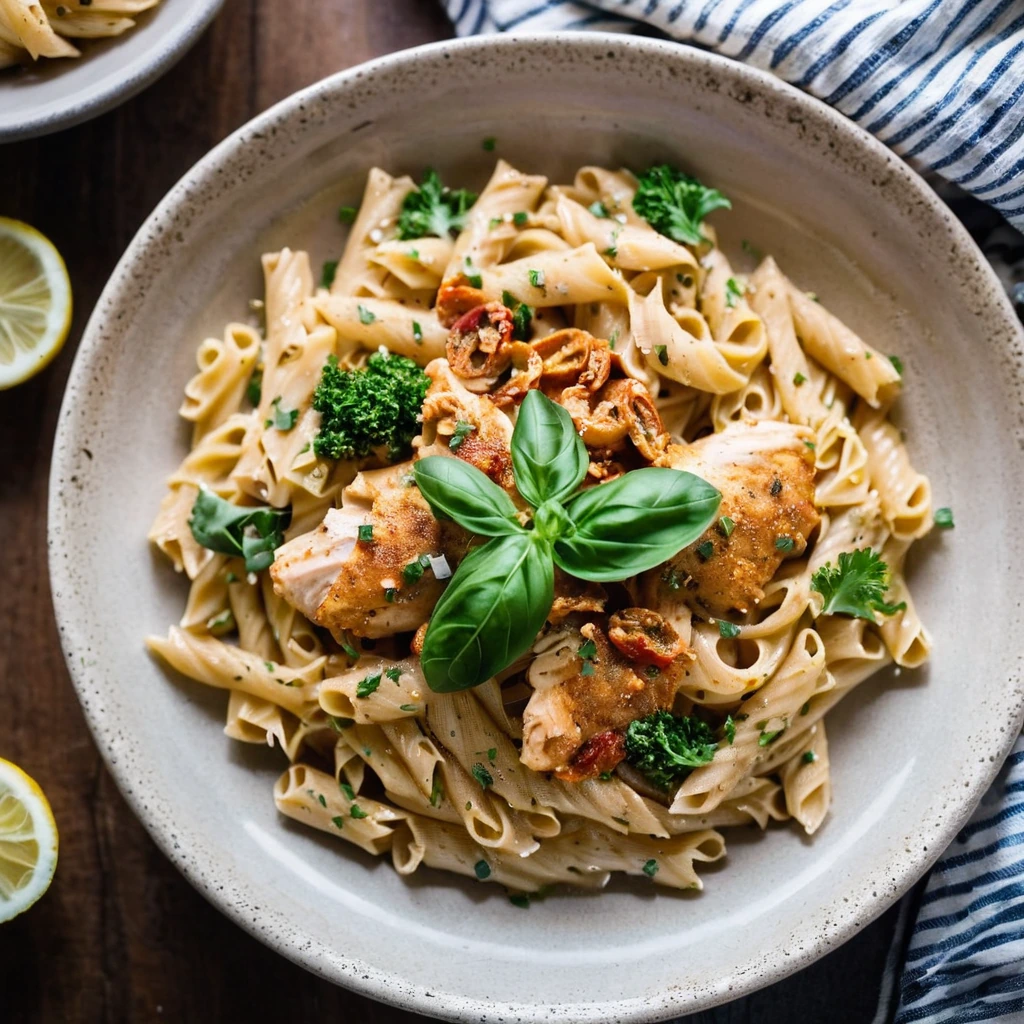 Creamy Sun-Dried Tomato Chicken Pasta