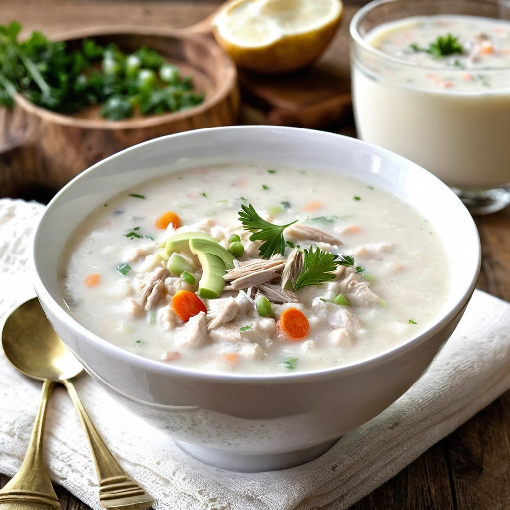 Creamy Turkey Rice Soup