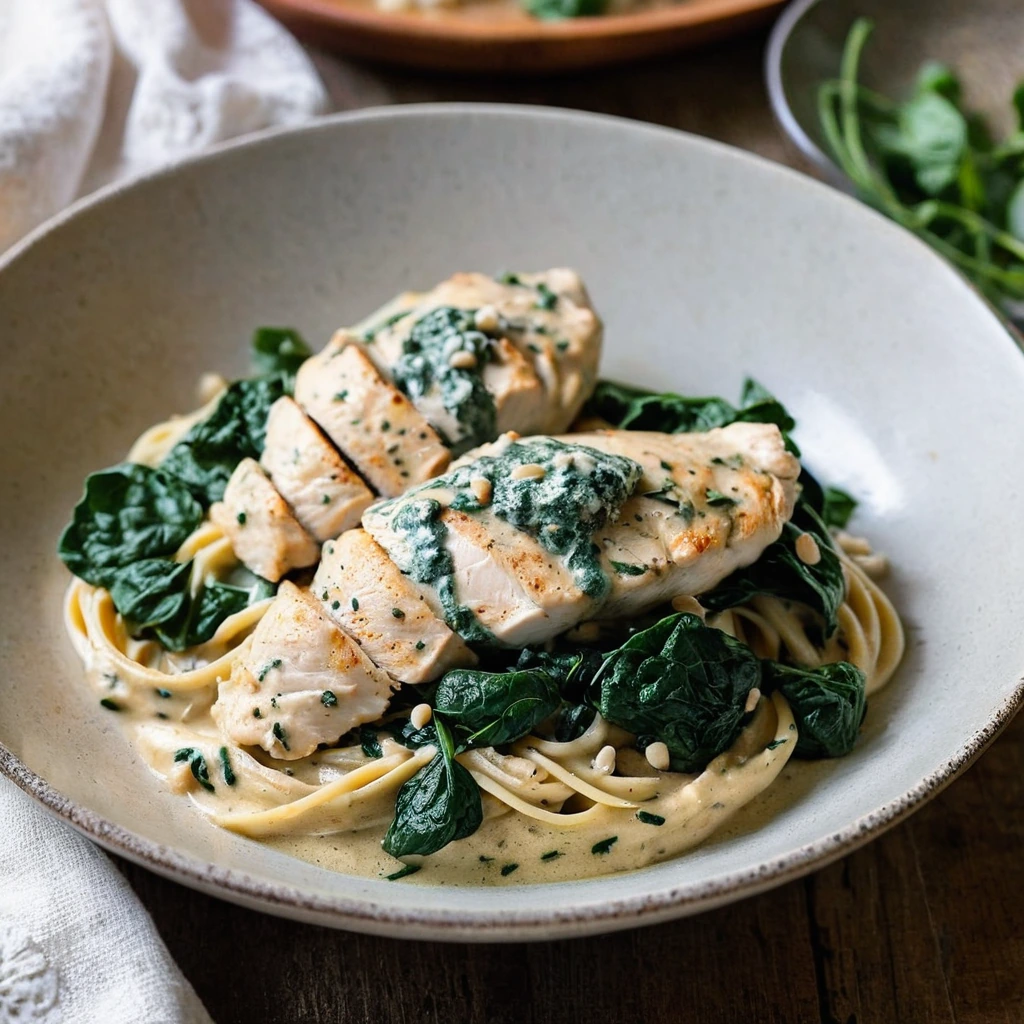 Creamy Tuscan Chicken and Spinach