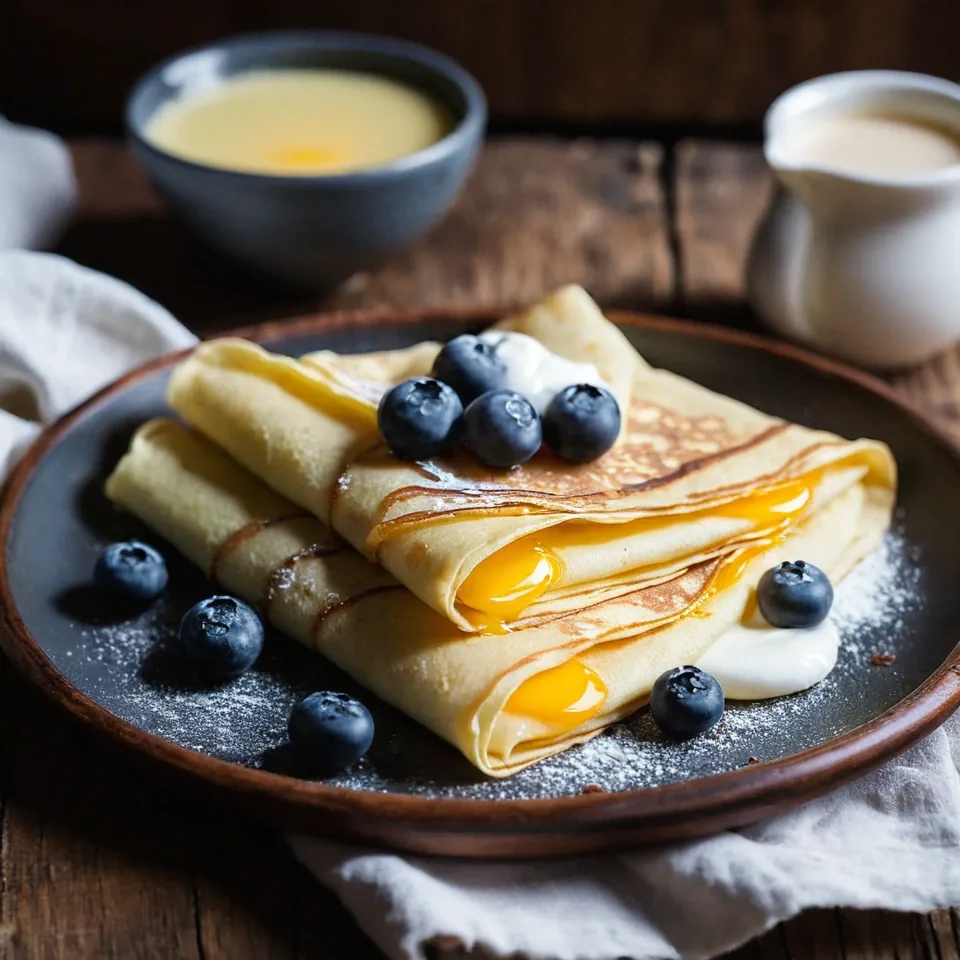 Classic Crepes for Any Meal