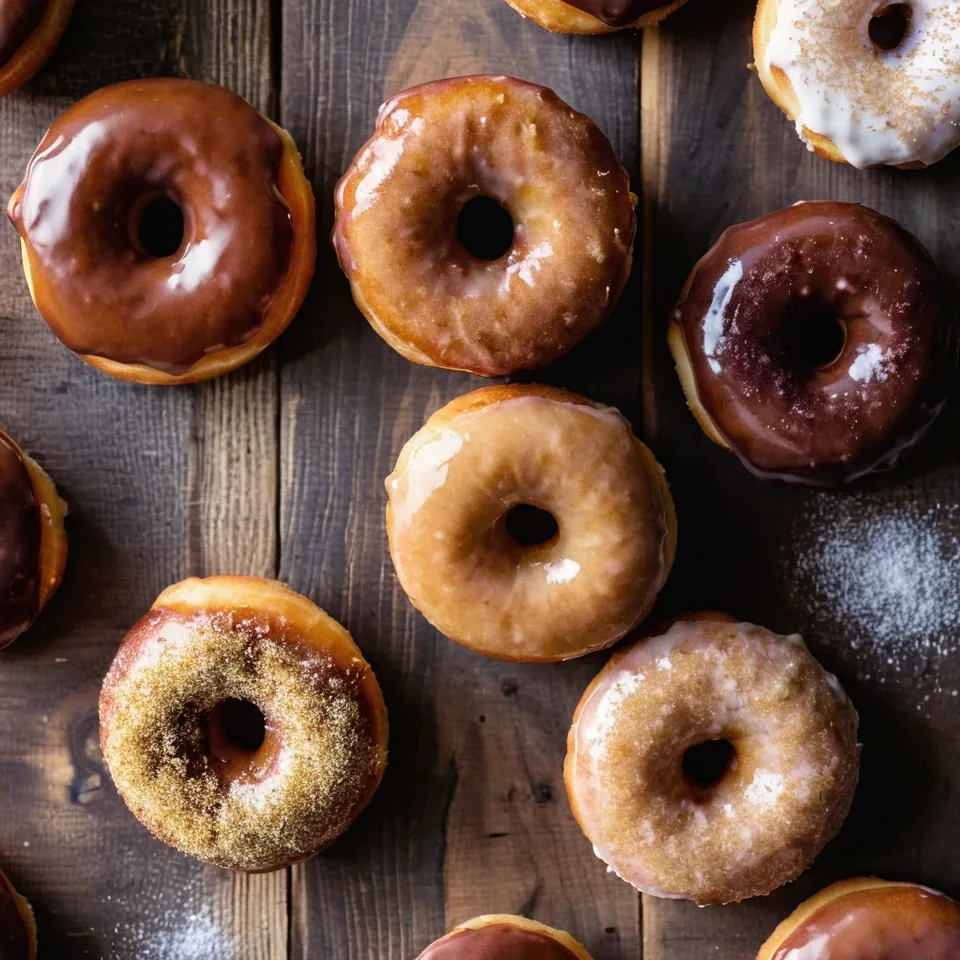 A plated serving of Homemade Donuts