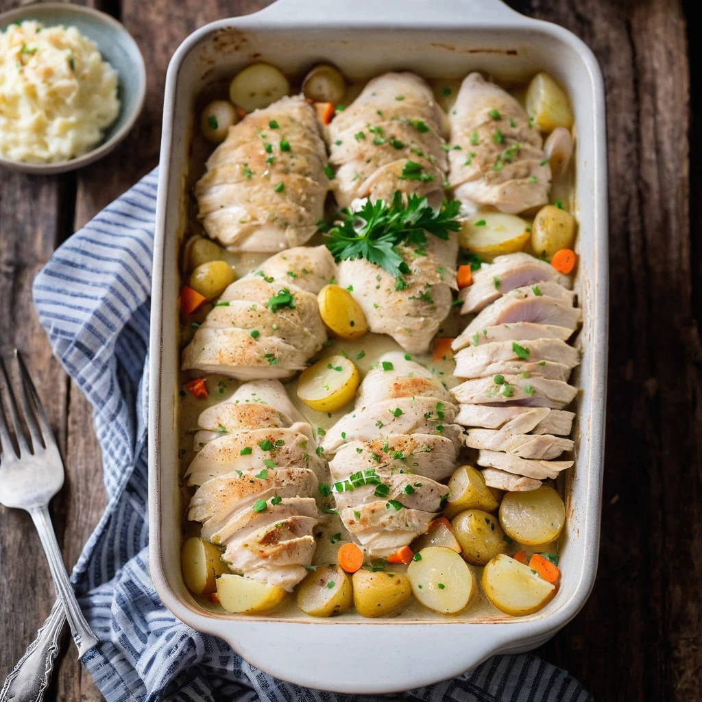 Easy Chicken and Potato Bake