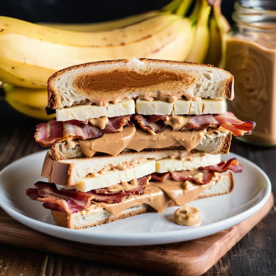Elvis Sandwich (Peanut Butter Banana & Bacon)