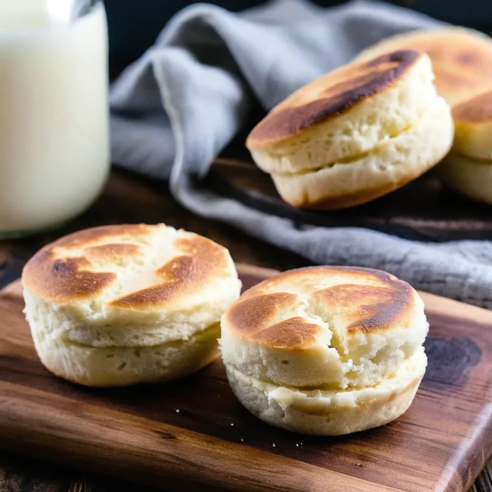 Fluffy Homemade English Muffins