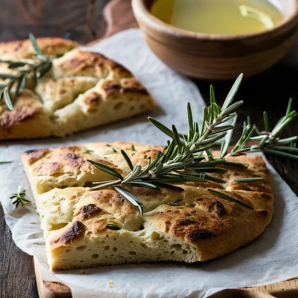 Rustic Rosemary Focaccia