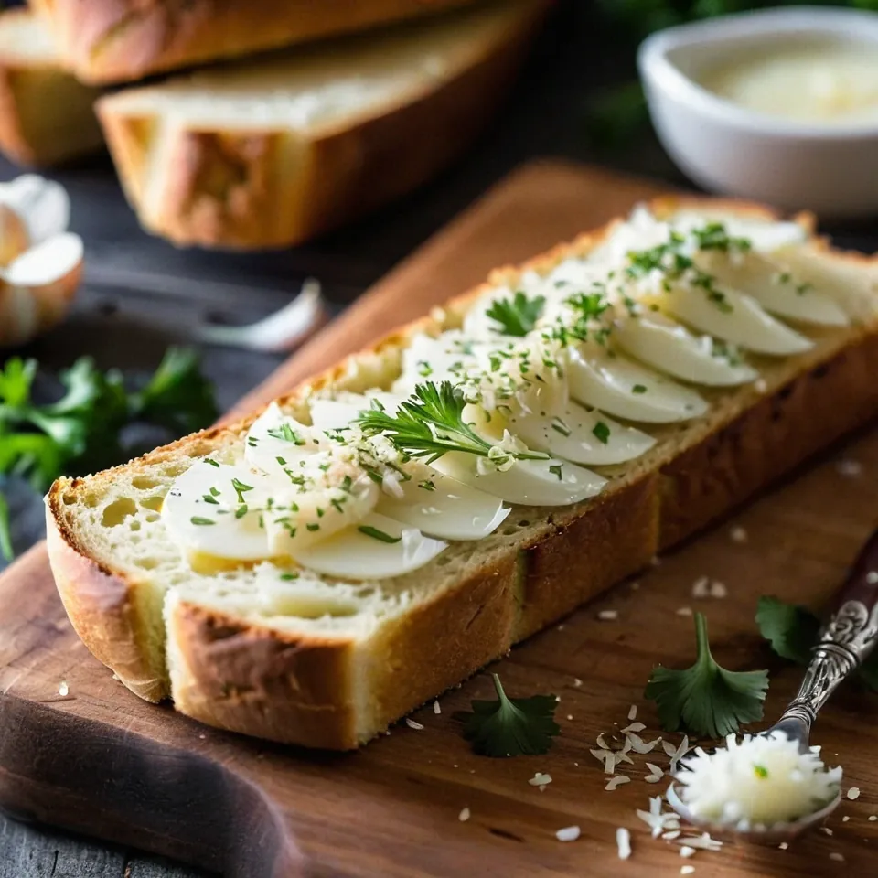A plated serving of Garlic Bread