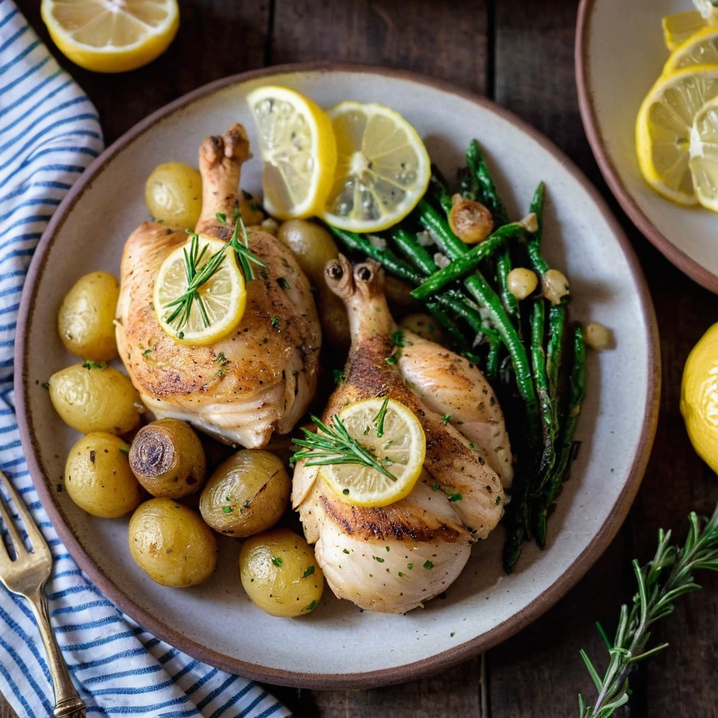 Greek Lemon Chicken and Potatoes