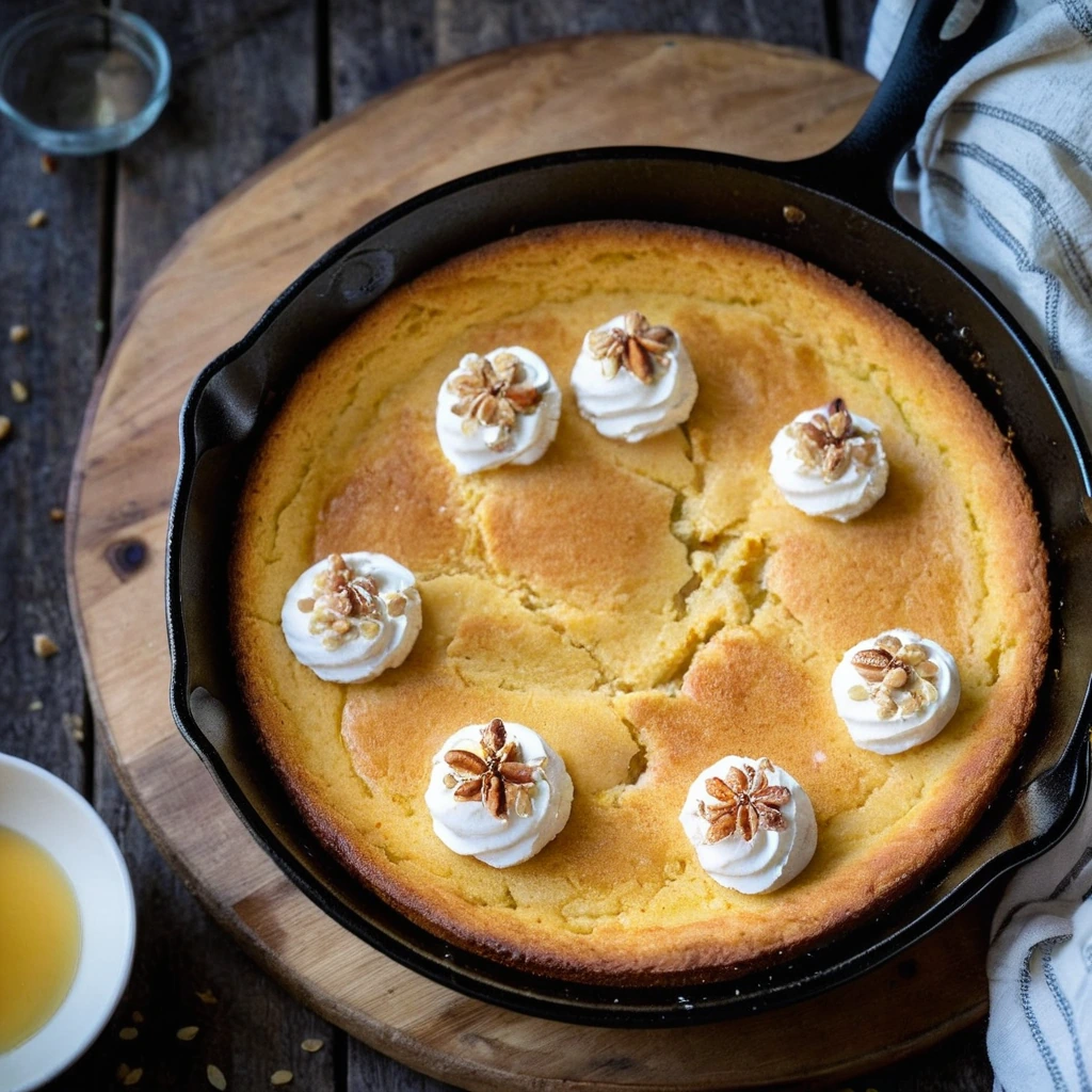 Honey Butter Cornbread Skillet