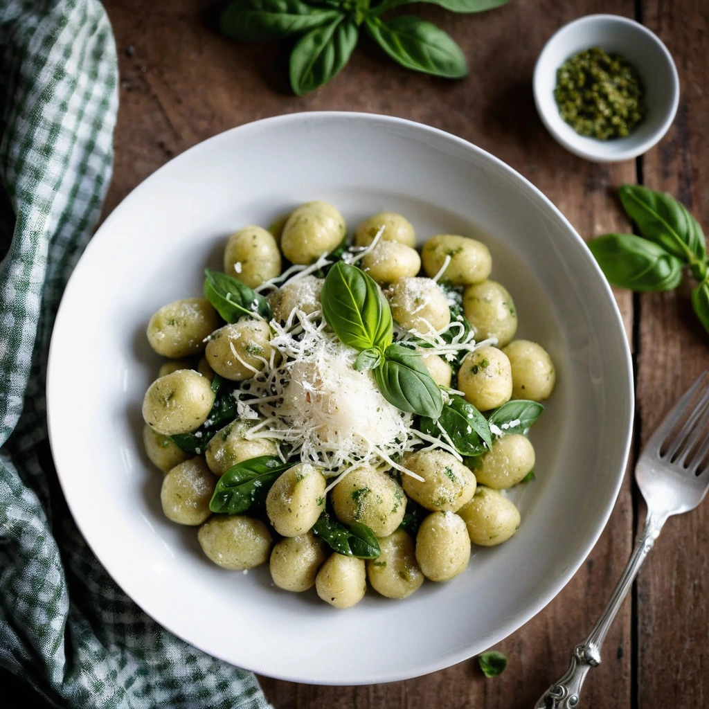 Italian Pesto Gnocchi