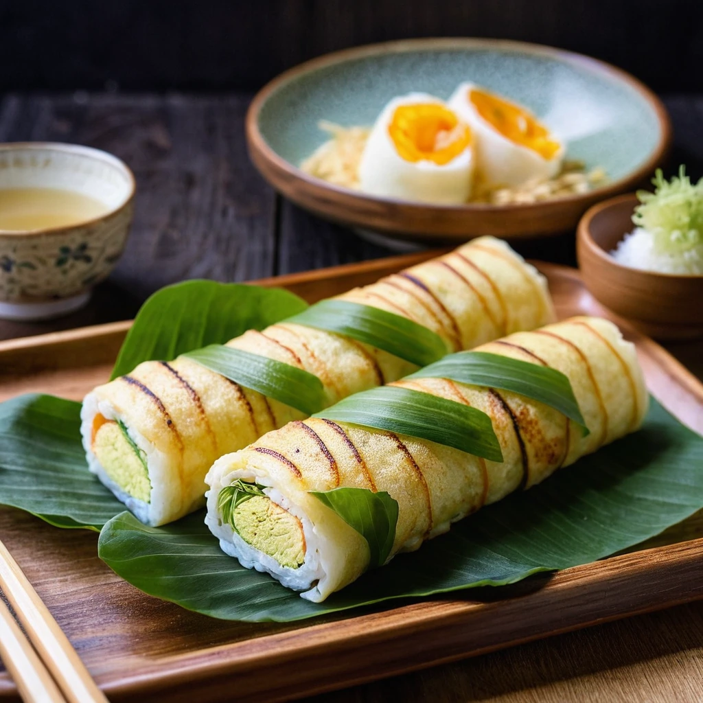 Japanese Tamagoyaki Rolls