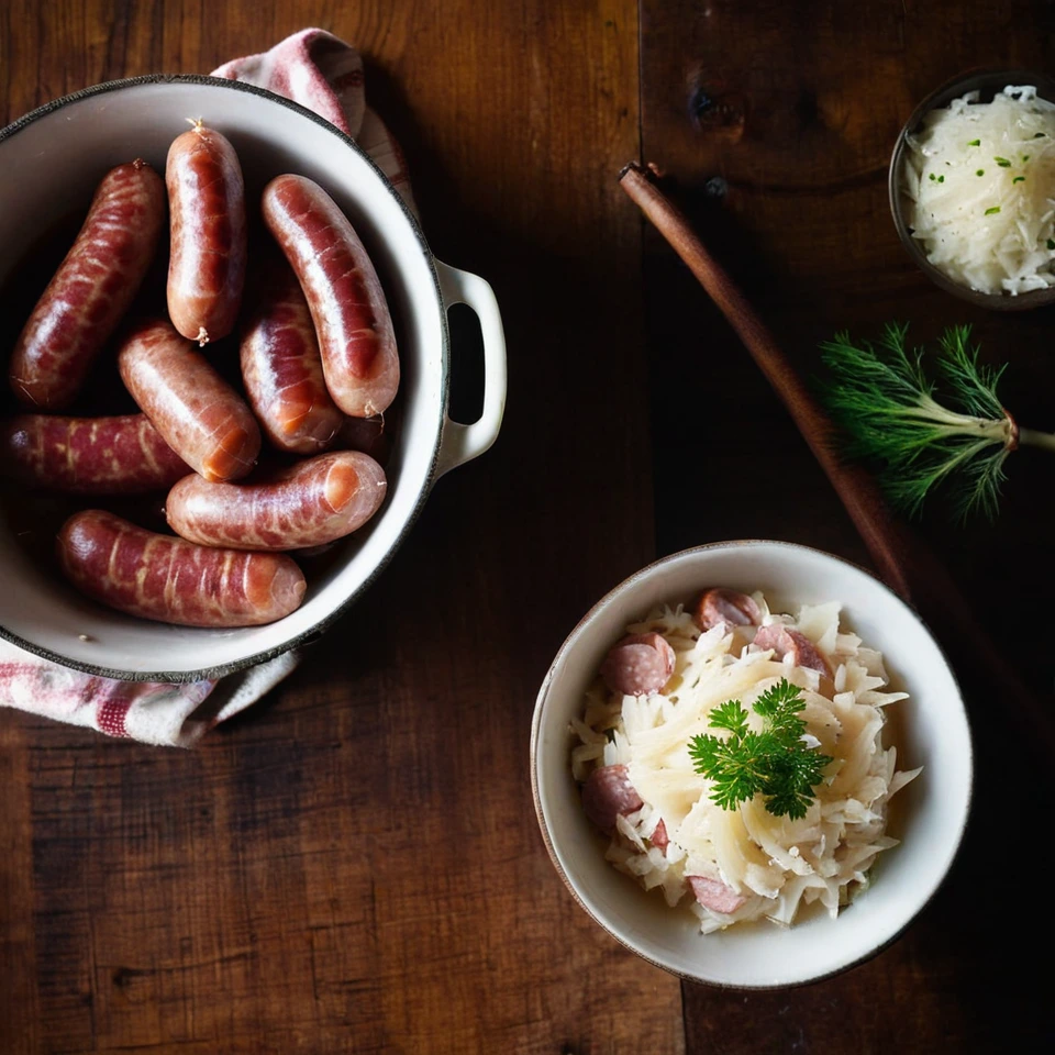 Kielbasa and Sauerkraut