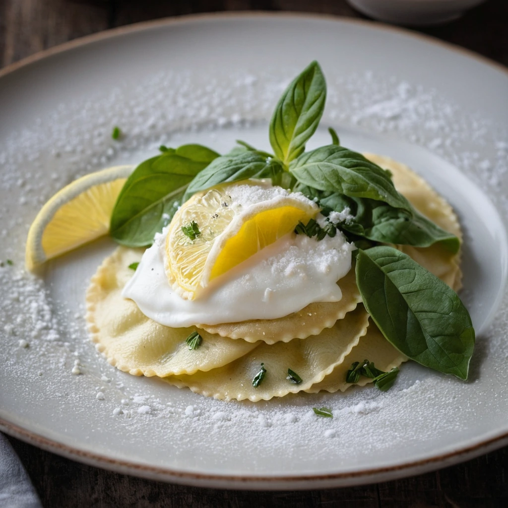 Lemon Ricotta Ravioli