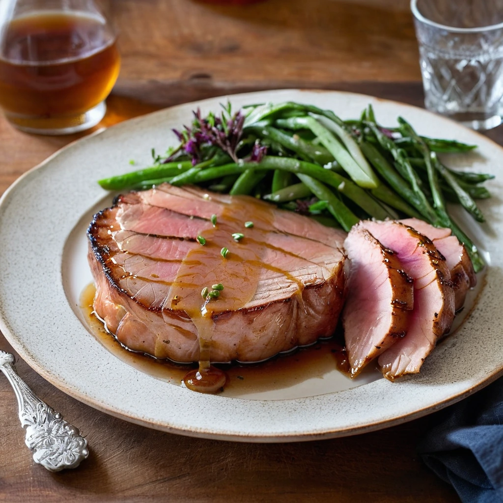 Maple Glazed Ham Steak