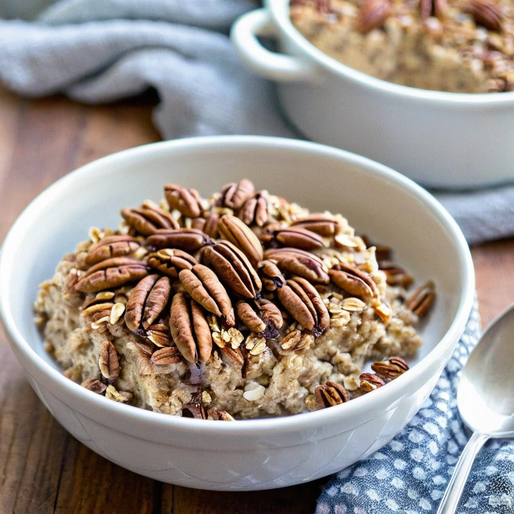 Maple Pecan Baked Oatmeal