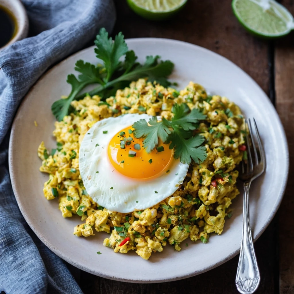 Masala Scrambled Eggs