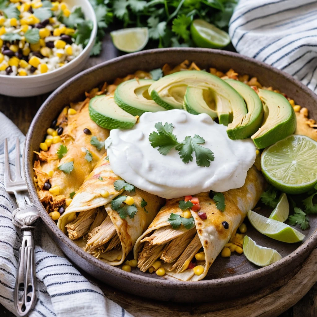 Mexican Chicken Tortilla Bake