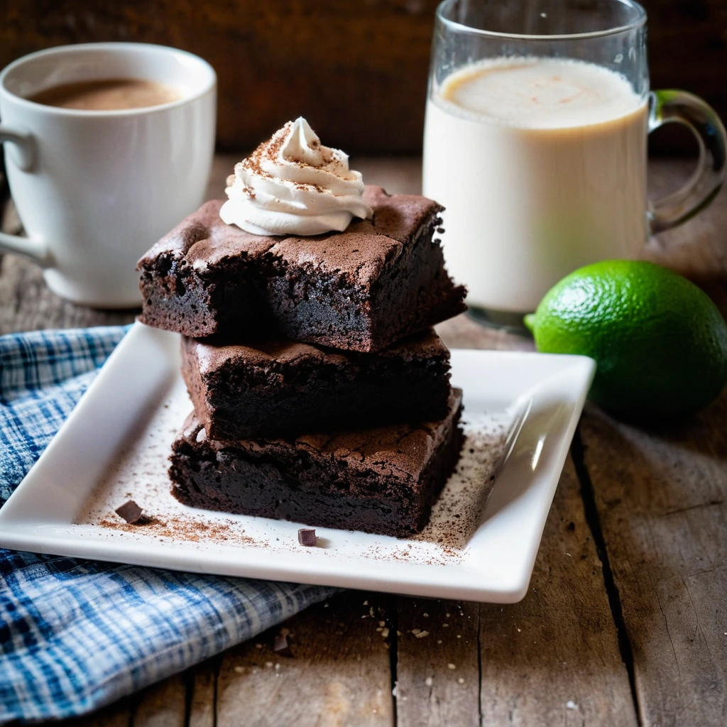 Mexican Hot Chocolate Brownies