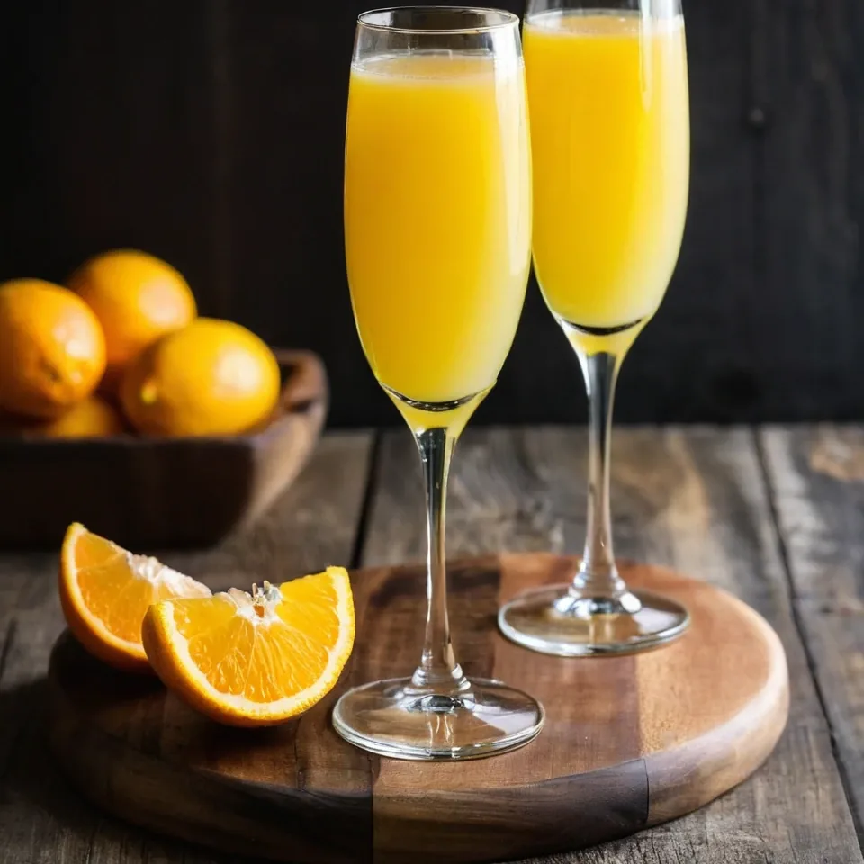 A plated serving of Mimosa Recipe