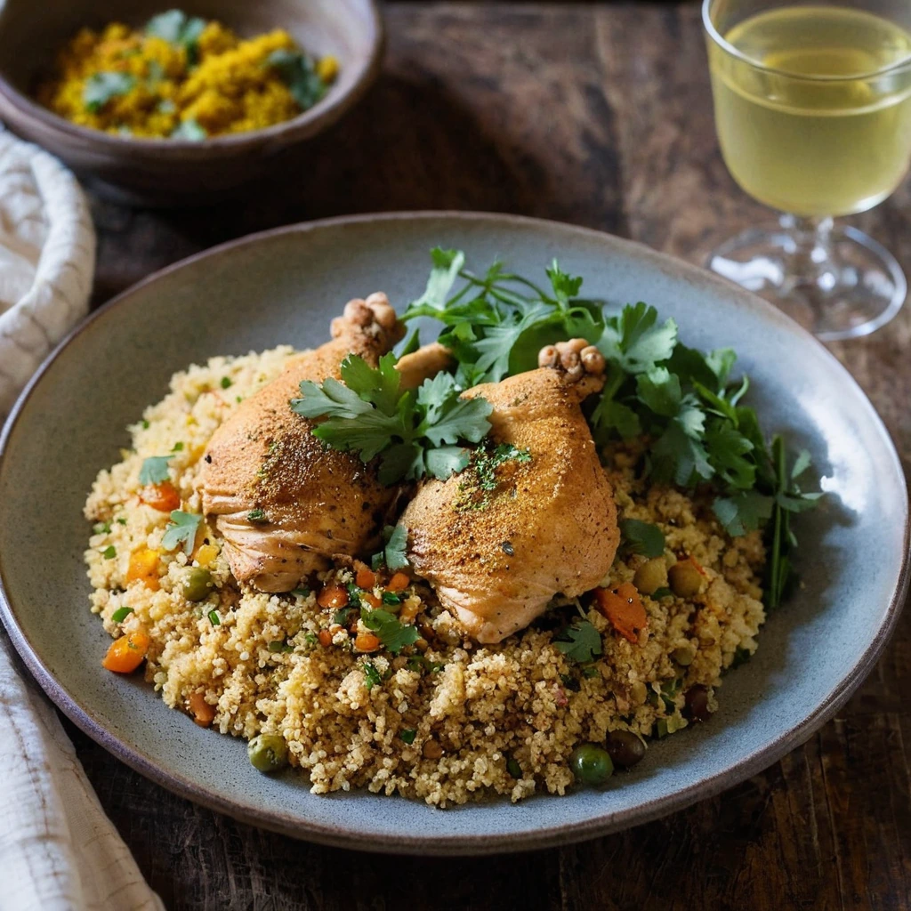 Moroccan Chicken with Couscous