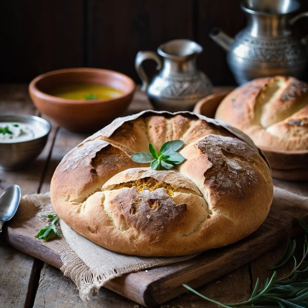Moroccan Khobz Bread