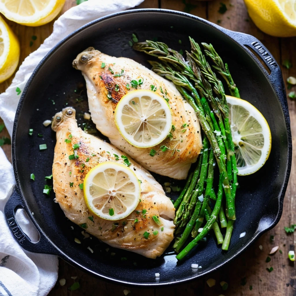 One-Pan Lemon Garlic Chicken Breasts