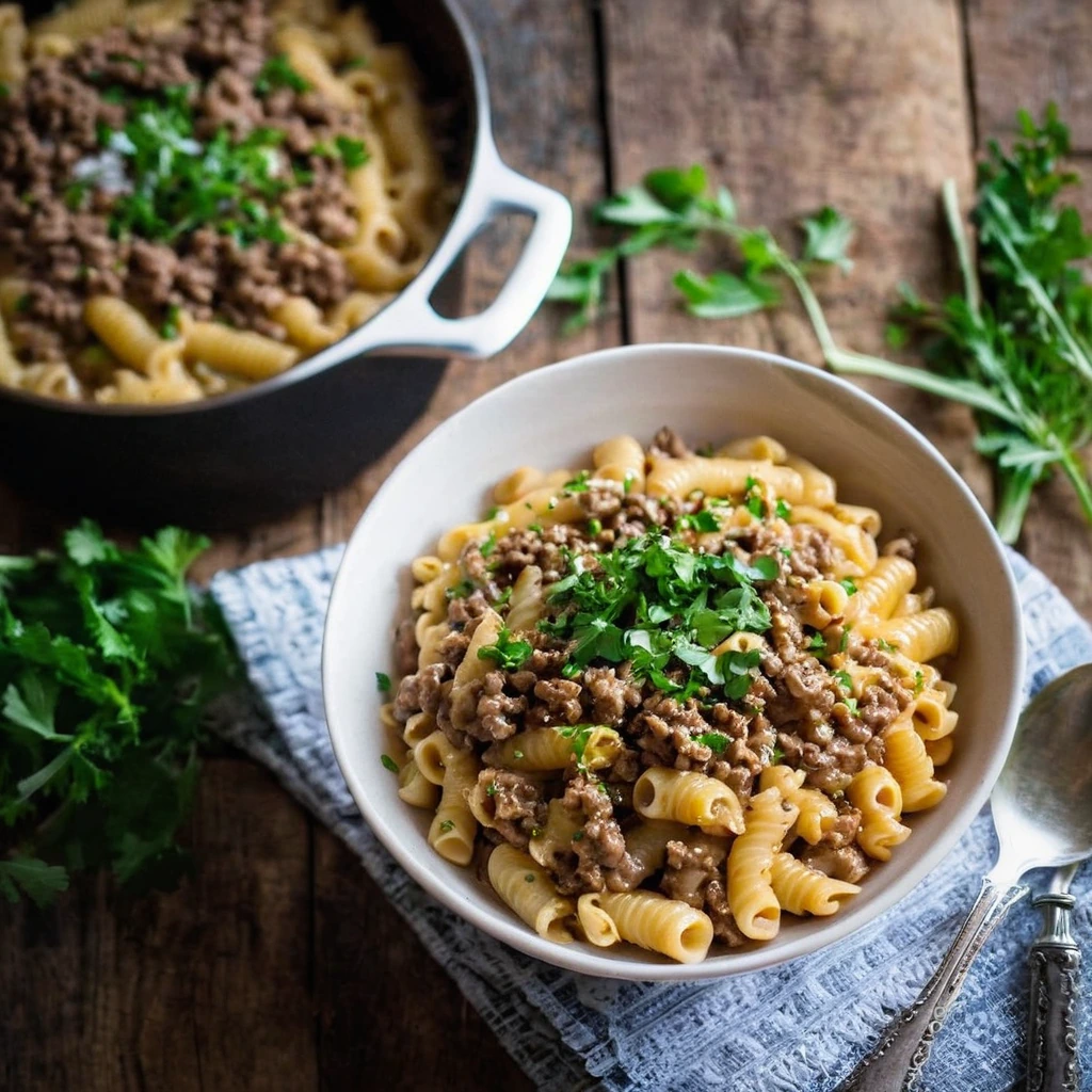 One-Pot Beef Macaroni